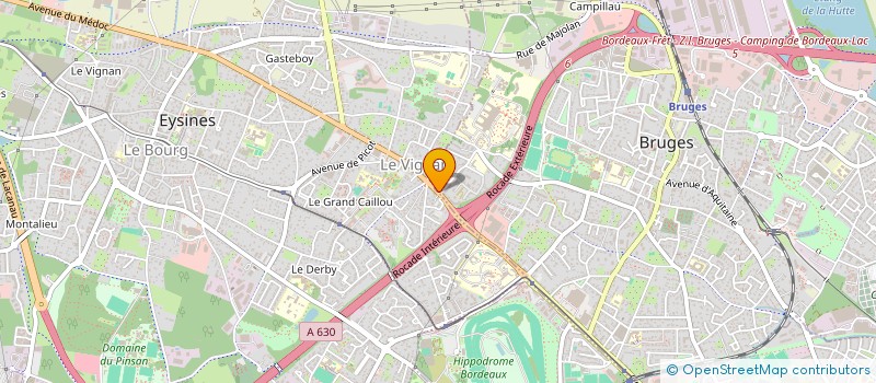 localisation de l'entreprise MADAME MARINE ZENON-GASQUET  BRUGES