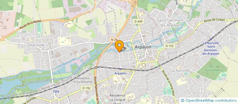 localisation de l'entreprise MADAME MARINE ZOLLI  ARPAJON