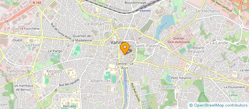 localisation de l'entreprise MADAME MARINE ZUBER à VANNES