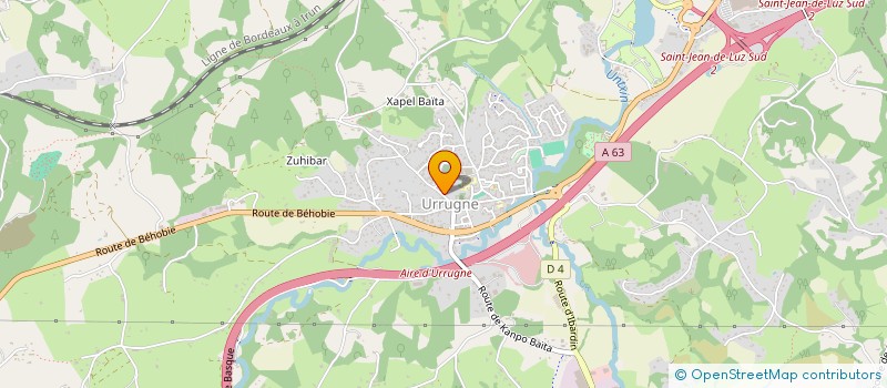 localisation de l'entreprise MADAME MARINE ZUBIRIA à URRUGNE