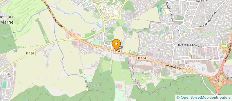 localisation de l'entreprise MADAME MARINEIDE DE LIMA AMARAL  LA QUEUE-EN-BRIE