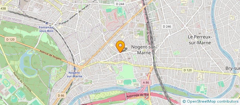 localisation de l'entreprise MADAME MARINELA-ANA CRISAN  NOGENT-SUR-MARNE