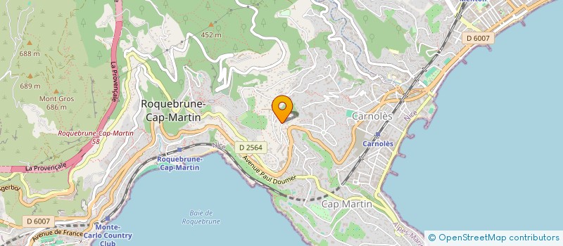 localisation de l'entreprise MADAME MARINELA ZACCARINI à ROQUEBRUNE-CAP-MARTIN