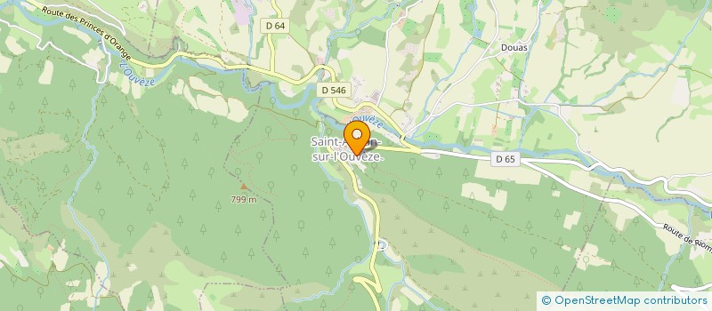 localisation de l'entreprise MADAME MARINELLA SAMUEL  SAINT AUBAN SUR L'OUVEZE