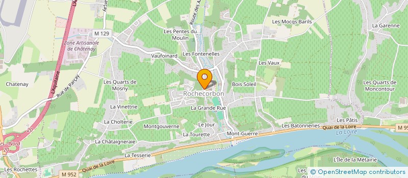 localisation de l'entreprise MADAME MARINETTE ASTIER à ROCHECORBON
