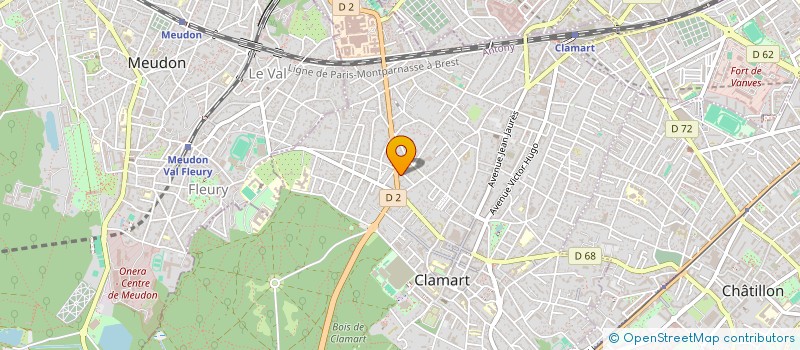 localisation de l'entreprise MADAME MARINETTE BANULS à CLAMART