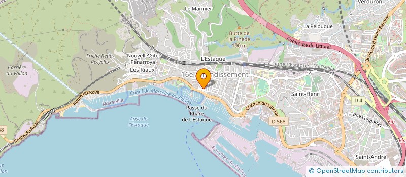 localisation de l'entreprise MADAME MARINETTE BEX à MARSEILLE