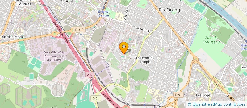 localisation de l'entreprise MADAME MARINETTE BONGOUT à RIS-ORANGIS