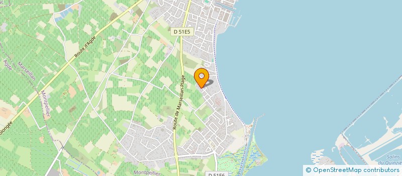 localisation de l'entreprise MADAME MARINETTE BOUFFARD  MARSEILLAN