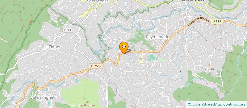 localisation de l'entreprise MADAME MARINETTE BOVIS  PEYMEINADE