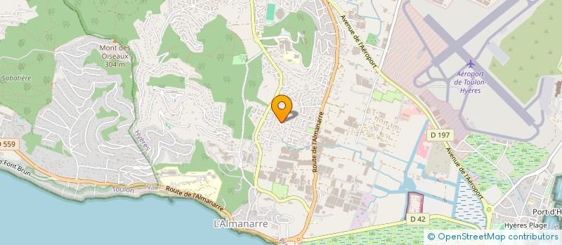 localisation de l'entreprise MADAME MARINETTE CAVAL à HYERES