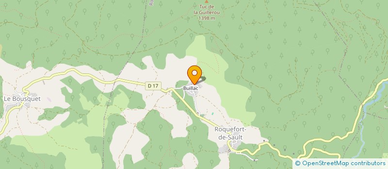 localisation de l'entreprise MADAME MARINETTE CORMERY  ROQUEFORT-DE-SAULT