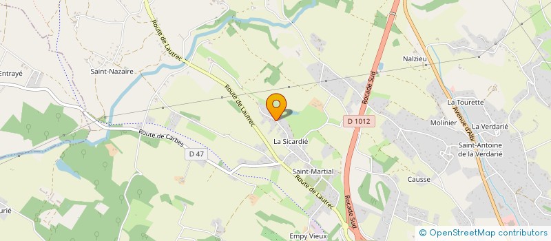 localisation de l'entreprise MADAME MARINETTE CORNU  CASTRES