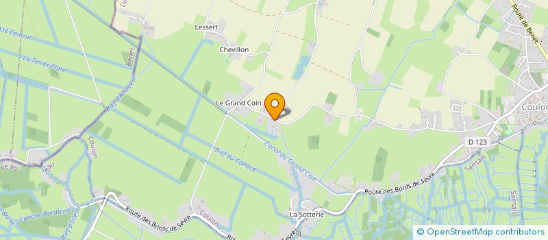 localisation de l'entreprise MADAME MARINETTE CROUE  COULON