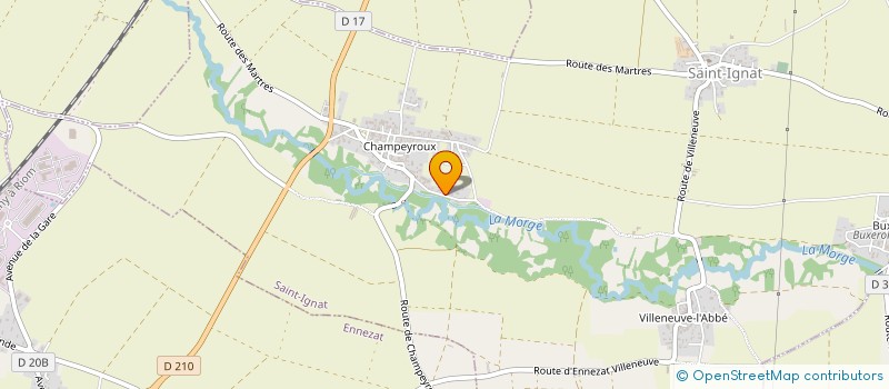 localisation de l'entreprise MADAME MARINETTE DOMON à SAINT-IGNAT