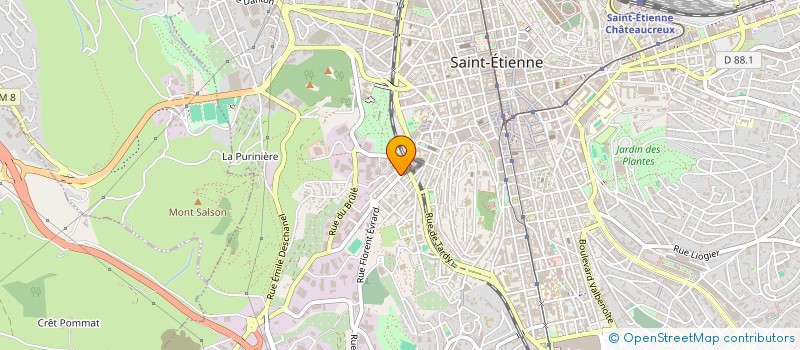 localisation de l'entreprise MADAME MARINETTE FRACHON à SAINT-ETIENNE