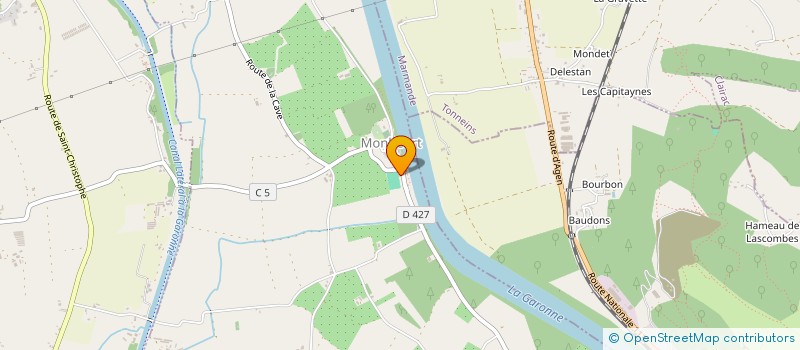 localisation de l'entreprise MADAME MARINETTE GAZZOLA  PUCH D'AGENAIS