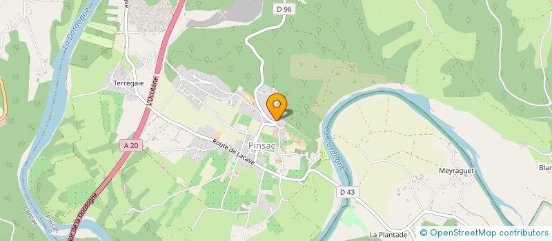 localisation de l'entreprise MADAME MARINETTE GOURSAT  LACAVE