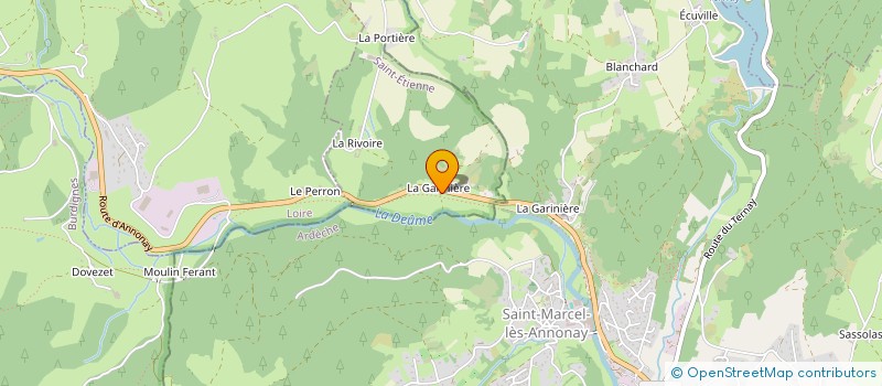 localisation de l'entreprise MADAME MARINETTE GUICHARD  SAINT-JULIEN-MOLIN-MOLETTE