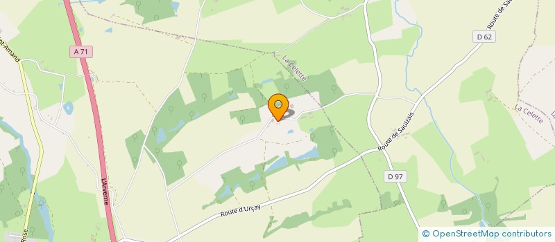 localisation de l'entreprise MADAME MARINETTE GUINEDOT  SAULZAIS-LE-POTIER