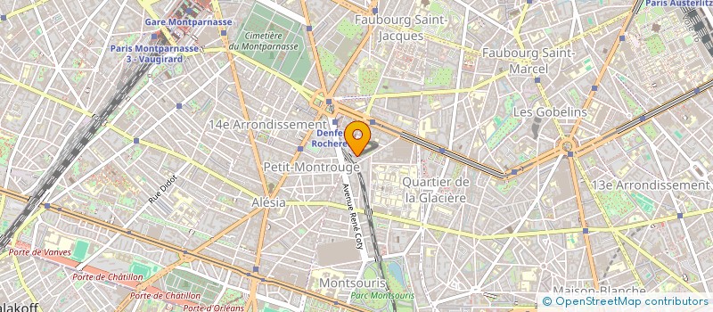 localisation de l'entreprise MADAME MARINETTE LHOMME  PARIS