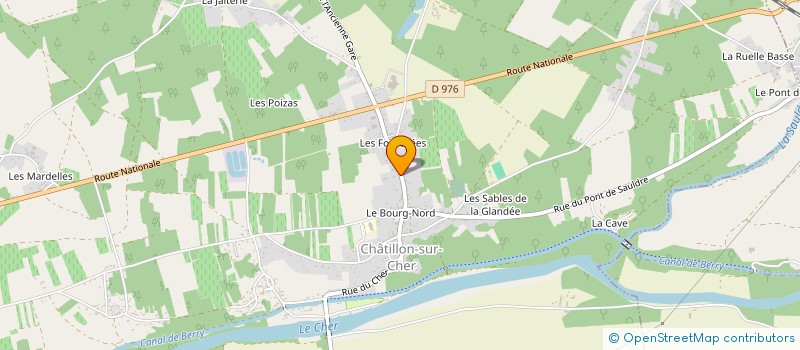 localisation de l'entreprise MADAME MARINETTE MARGUERAY à CHATILLON-SUR-CHER