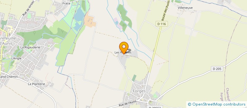 localisation de l'entreprise MADAME MARINETTE MARTY  FORGES