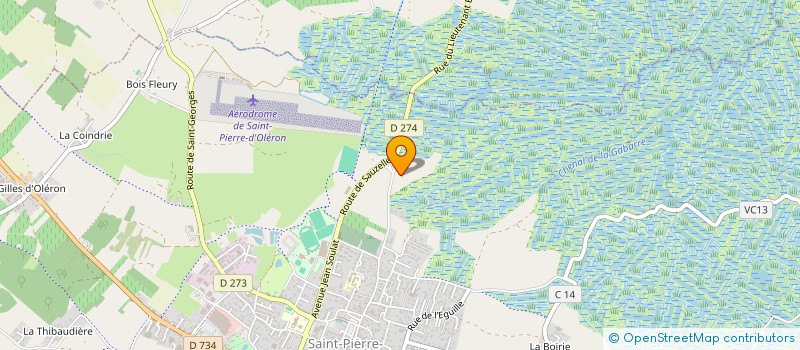 localisation de l'entreprise MADAME MARINETTE RENOUX  SAINT-PIERRE-D'OLERON