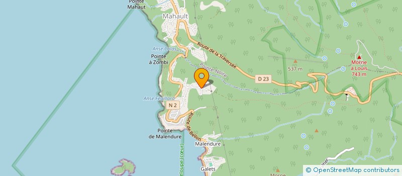 localisation de l'entreprise MADAME MARINETTE ROCHARD à BOUILLANTE