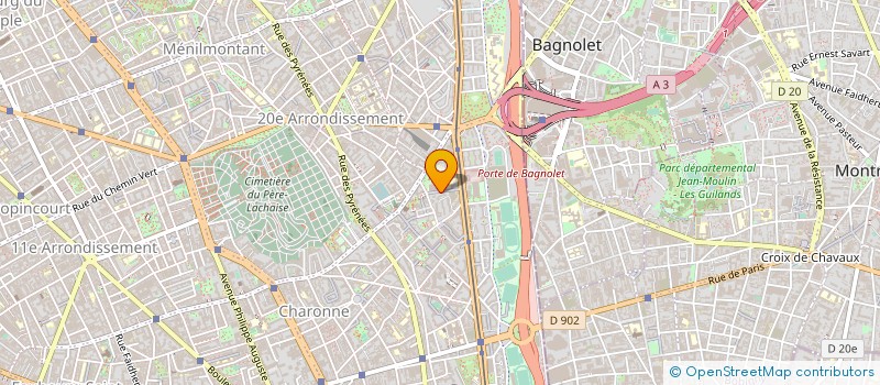 localisation de l'entreprise MADAME MARINETTE SIMO à PARIS