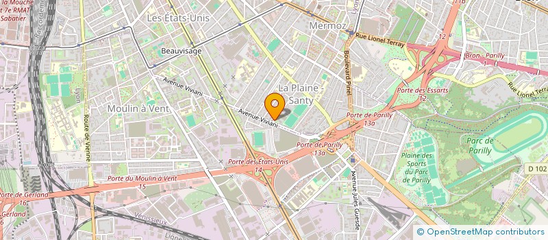 localisation de l'entreprise MADAME MARINETTE SIMONE  LYON