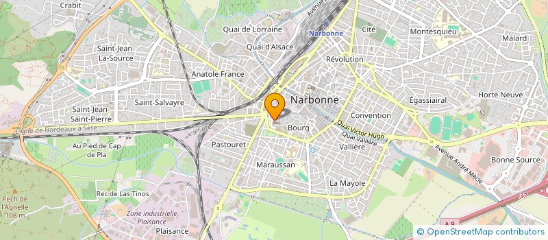 localisation de l'entreprise MADAME MARINETTE SOTO à NARBONNE