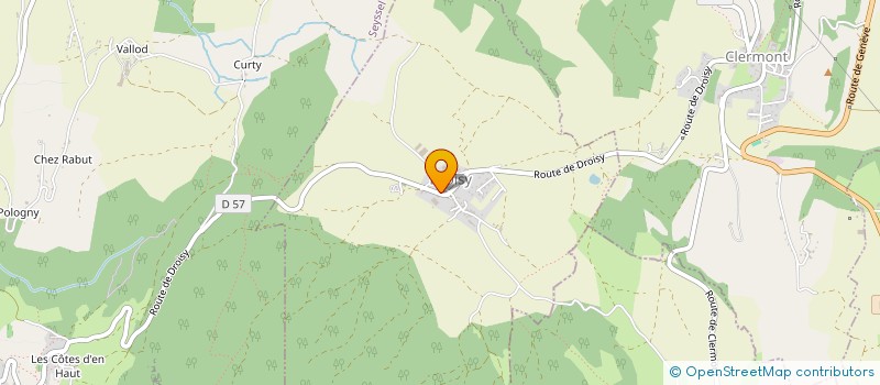 localisation de l'entreprise MADAME MARINETTE VALLE  DROISY