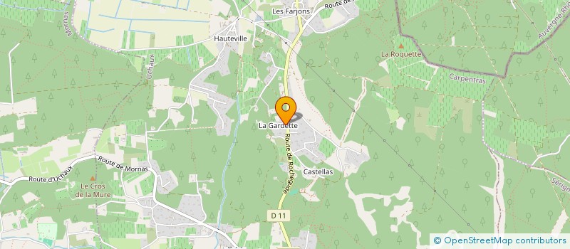 localisation de l'entreprise MADAME MARINETTE VIAL  ORANGE