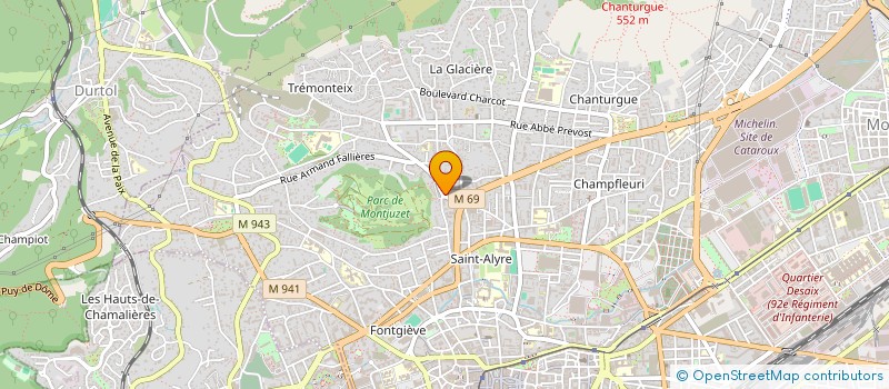 localisation de l'entreprise MADAME MARINHO MARIA DE FATIMA  CLERMONT-FERRAND