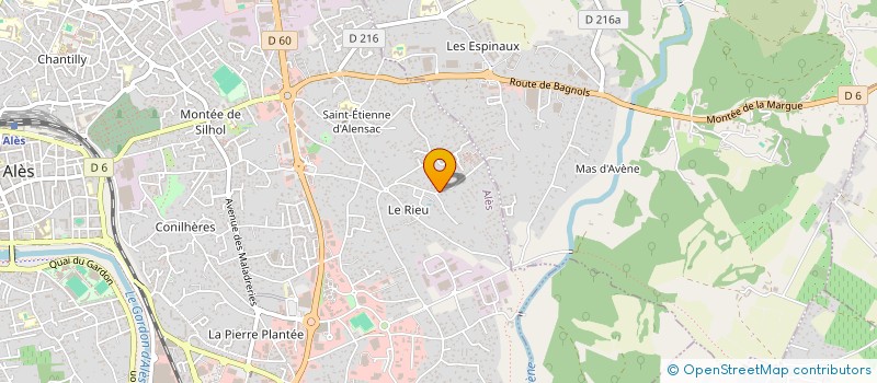 localisation de l'entreprise MADAME MARINNA LOPEZ  ALES