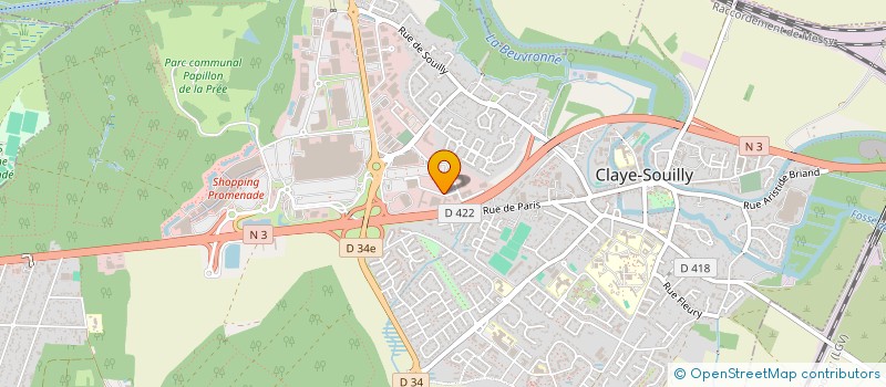 localisation de l'entreprise MADAME MARINNE CATIVIELA  CLAYE-SOUILLY