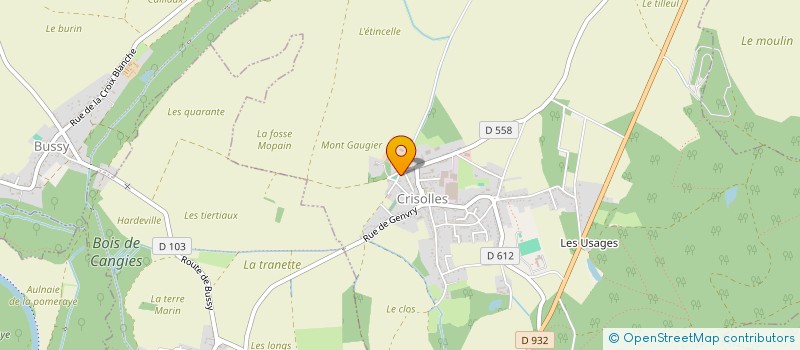 localisation de l'entreprise MADAME MARINNE HELLAL  CRISOLLES