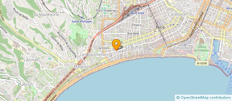 localisation de l'entreprise MADAME MARINOVA YORDANKA à NICE