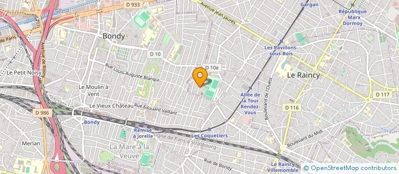 localisation de l'entreprise MADAME MARIOARA MAT  LES PAVILLONS-SOUS-BOIS