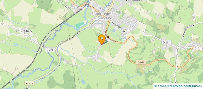 localisation de l'entreprise MADAME MARION ADAM  SAINT-LEGER-SUR-DHEUNE