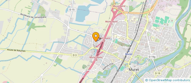 localisation de l'entreprise MADAME MARION AIT-OUARABI  MURET