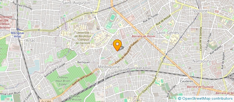 localisation de l'entreprise MADAME MARION ALBIACH  BORDEAUX