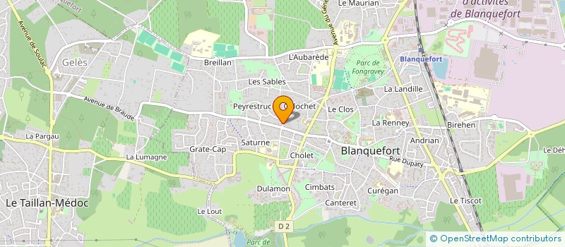 localisation de l'entreprise MADAME MARION ALEXANDRE à BLANQUEFORT