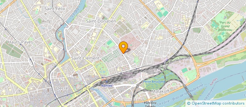 localisation de l'entreprise MADAME MARION ALEXANDRE  NANTES