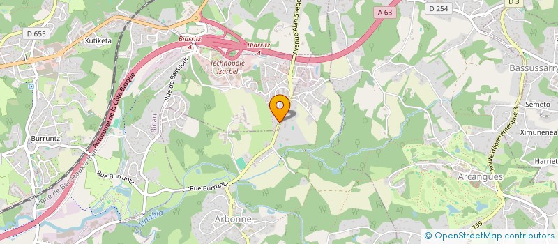 localisation de l'entreprise MADAME MARION ALFONSO  ARBONNE