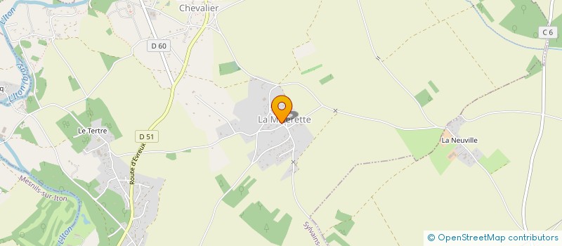 localisation de l'entreprise MADAME MARION ALLARD  SYLVAINS-LES-MOULINS