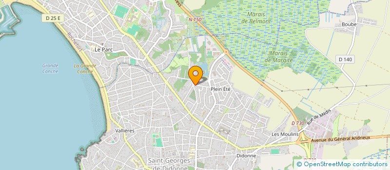 localisation de l'entreprise MADAME MARION ALLONCLE  SAINT-GEORGES-DE-DIDONNE