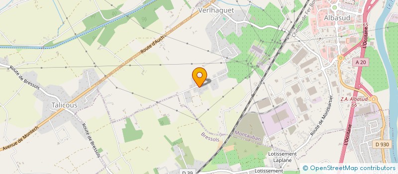 localisation de l'entreprise MADAME MARION ALLOUETTE  MONTAUBAN