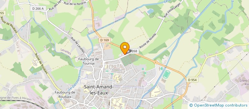 localisation de l'entreprise MADAME MARION AMELINCKX à SAINT-AMAND-LES-EAUX